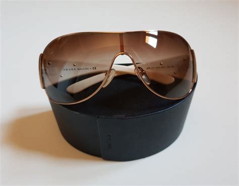 prada spr 57l zva 6s1 120 3n|Prada Wraparound Sunglasses SPR 57L ZVA.